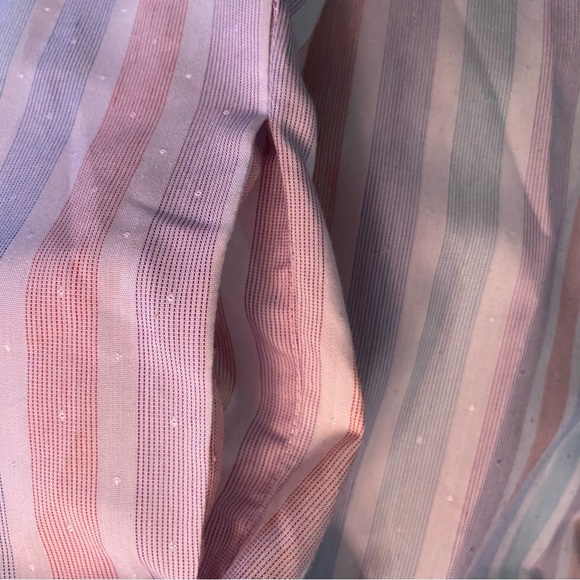 Vintage House dress handmade pastel striped with belt - Picture 10 of 10